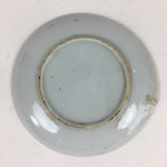 Japanese Porcelain Small Plate Vtg White Plum Blossom Hand Drawn Picture PY32