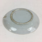 Japanese Porcelain Small Plate Vtg White Plum Blossom Hand Drawn Picture PY32