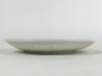 Japanese Porcelain Small Plate Vtg White Plum Blossom Hand Drawn Picture PY32