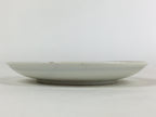 Japanese Porcelain Small Plate Vtg White Plum Blossom Hand Drawn Picture PY32