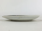 Japanese Porcelain Small Plate Vtg White Plum Blossom Hand Drawn Picture PY32