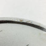 Japanese Porcelain Small Plate Vtg White Plum Blossom Hand Drawn Picture PY33