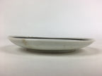 Japanese Porcelain Small Plate Vtg White Plum Blossom Hand Drawn Picture PY33