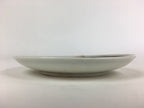 Japanese Porcelain Small Plate Vtg White Plum Blossom Hand Drawn Picture PY33