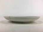 Japanese Porcelain Small Plate Vtg White Plum Blossom Hand Drawn Picture PY35