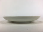 Japanese Porcelain Small Plate Vtg White Plum Blossom Hand Drawn Picture PY35