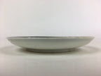 Japanese Porcelain Small Plate Vtg White Plum Blossom Hand Drawn Picture PY36
