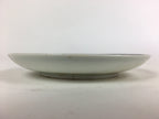 Japanese Porcelain Small Plate Vtg White Plum Blossom Hand Drawn Picture PY36