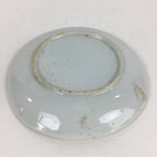 Japanese Porcelain Small Plate Vtg White Plum Blossom Hand Drawn Picture PY37