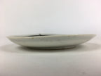 Japanese Porcelain Small Plate Vtg White Plum Blossom Hand Drawn Picture PY37