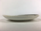 Japanese Porcelain Small Plate Vtg White Plum Blossom Hand Drawn Picture PY37