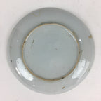 Japanese Porcelain Small Plate Vtg White Plum Blossom Hand Drawn Picture PY38