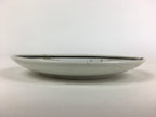Japanese Porcelain Small Plate Vtg White Plum Blossom Hand Drawn Picture PY39
