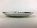 Japanese Porcelain Small Plate Vtg White Plum Blossom Hand Drawn Picture PY40