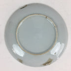 Japanese Porcelain Small Plate Vtg White Plum Blossom Hand Drawn Picture PY40