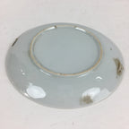 Japanese Porcelain Small Plate Vtg White Plum Blossom Hand Drawn Picture PY40