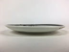Japanese Porcelain Small Plate Vtg White Plum Blossom Hand Drawn Picture PY40