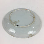 Japanese Porcelain Small Plate Vtg White Plum Blossom Hand Drawn Picture PY41