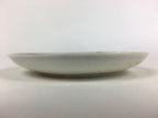 Japanese Porcelain Small Plate Vtg White Plum Blossom Hand Drawn Picture PY41