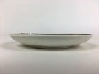 Japanese Porcelain Small Plate Vtg White Plum Blossom Hand Drawn Picture PY41