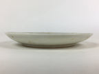 Japanese Porcelain Small Plate Vtg White Plum Blossom Hand Drawn Picture PY42