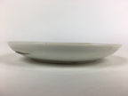 Japanese Porcelain Small Plate Vtg White Plum Blossom Hand Drawn Picture PY43