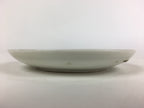 Japanese Porcelain Small Plate Vtg White Plum Blossom Hand Drawn Picture PY43