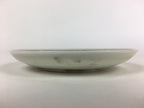 Japanese Porcelain Small Plate Vtg White Plum Blossom Hand Drawn Picture PY43