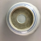 Japanese Porcelain Snack Bowl Kashiki Tea Ceremony Vtg Arita Floral Gold PT481