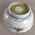 Japanese Porcelain Snack Bowl Kashiki Tea Ceremony Vtg Arita Floral Gold PT481