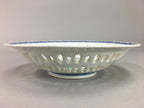 Japanese Porcelain Snack Bowl Nabeshima Vtg Kashiki Blue White Tea Ceremony PP12