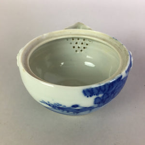 Japanese Porcelain Sometsuke Vtg Soy Sauce Serving Bottle White Blue PP467