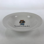 Japanese Porcelain Soup Bowl Vtg Deep Plate The World Of Classy Bear White PY224