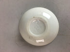 Japanese Porcelain Soy Sauce Dipping Dish Plate Vtg Kozara White Gold PT212