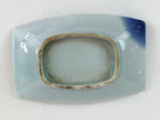 Japanese Porcelain Soy Sauce Small Plate Vtg Kozara Flower Sushi PY121
