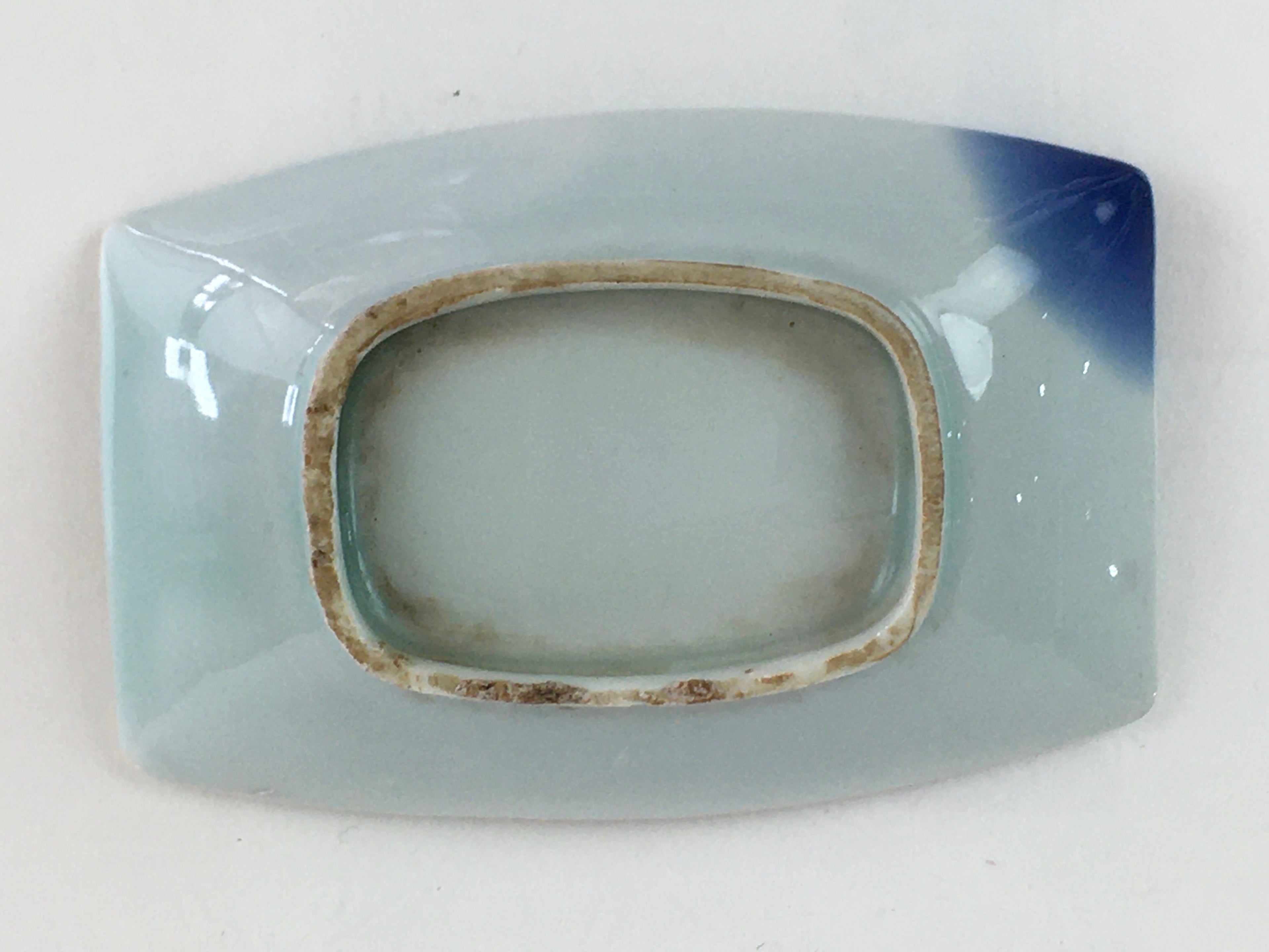 Japanese Porcelain Soy Sauce Small Plate Vtg Kozara Flower Sushi PY121