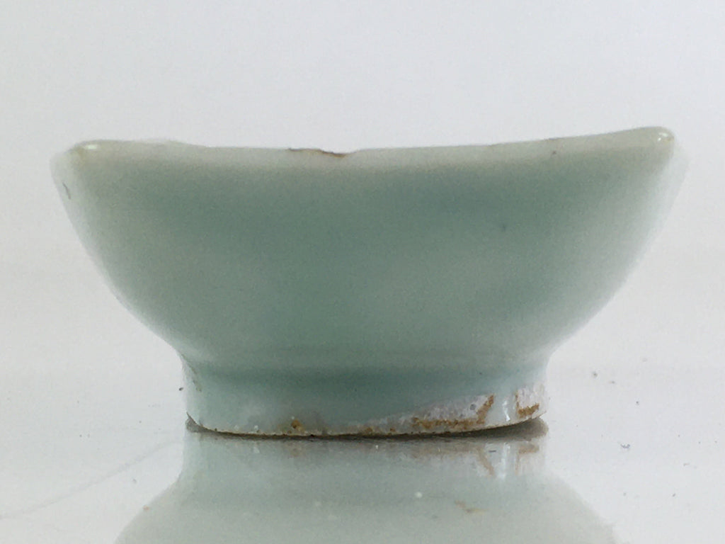 Japanese Porcelain Soy Sauce Small Plate Vtg Kozara Flower Sushi PY121