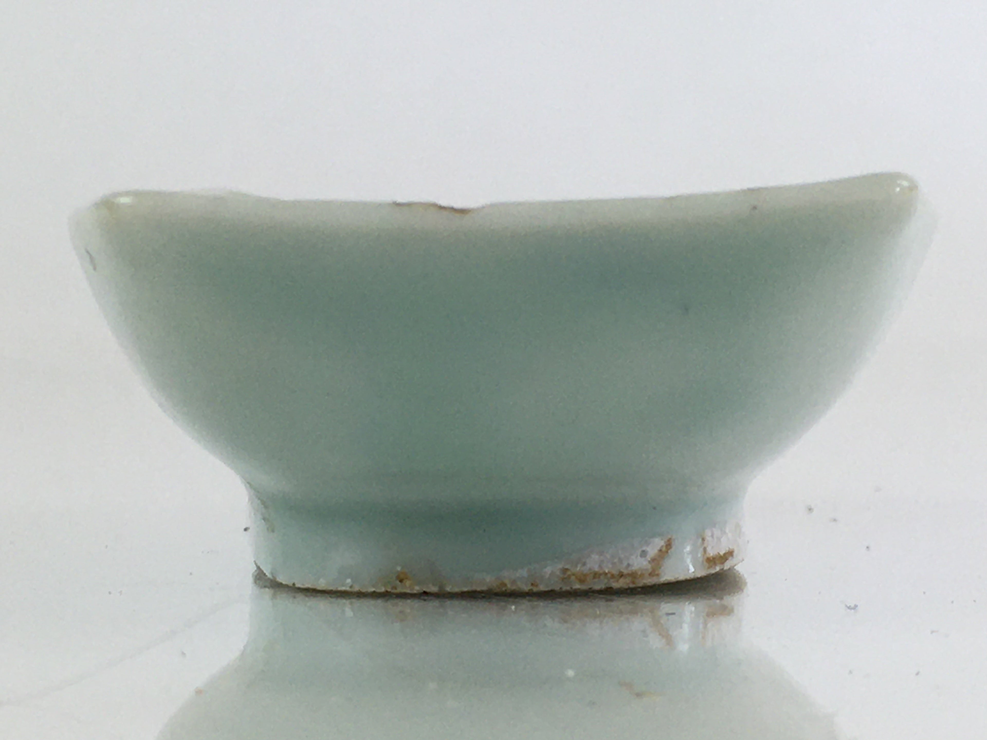 Japanese Porcelain Soy Sauce Small Plate Vtg Kozara Flower Sushi PY121