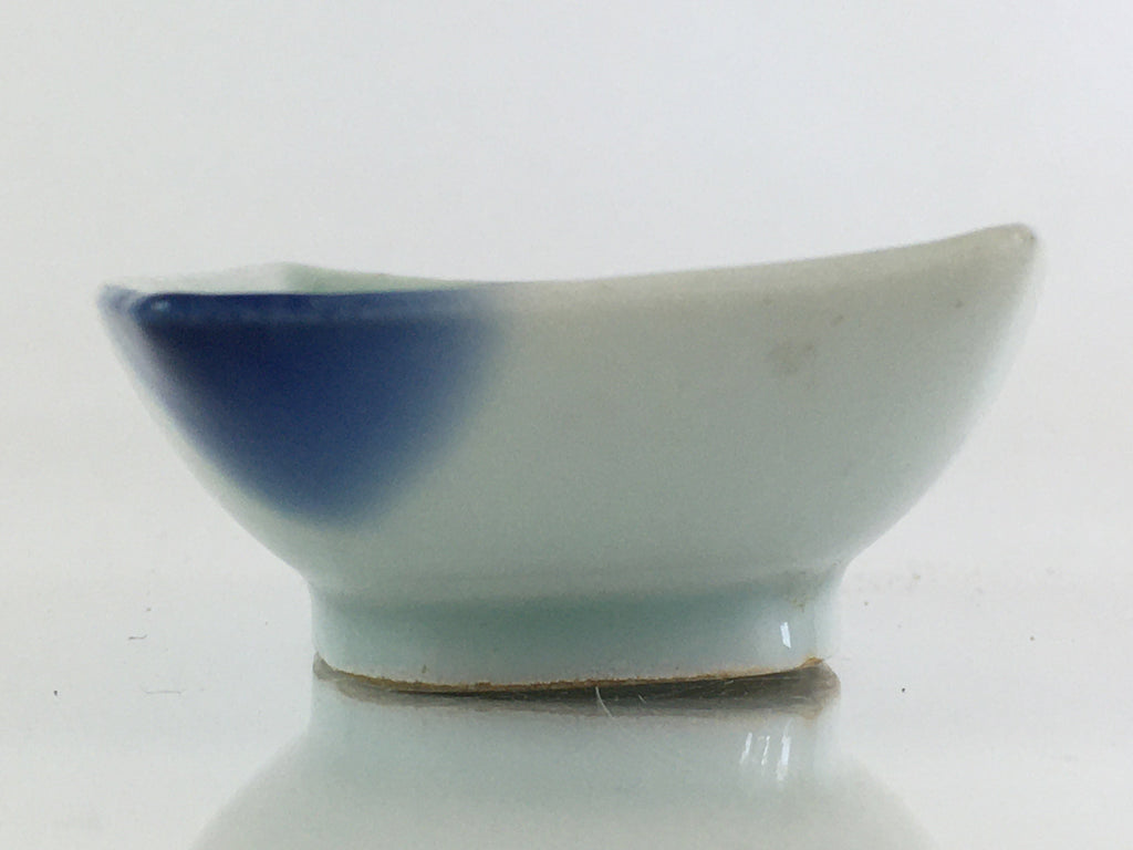 Japanese Porcelain Soy Sauce Small Plate Vtg Kozara Flower Sushi PY121