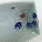 Japanese Porcelain Soy Sauce Small Plate Vtg Kozara Flower Sushi PY121