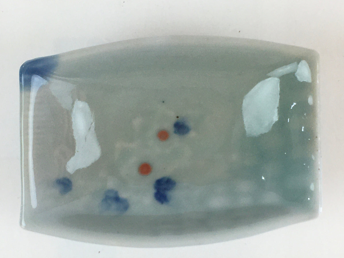Japanese Porcelain Soy Sauce Small Plate Vtg Kozara Flower Sushi PY122