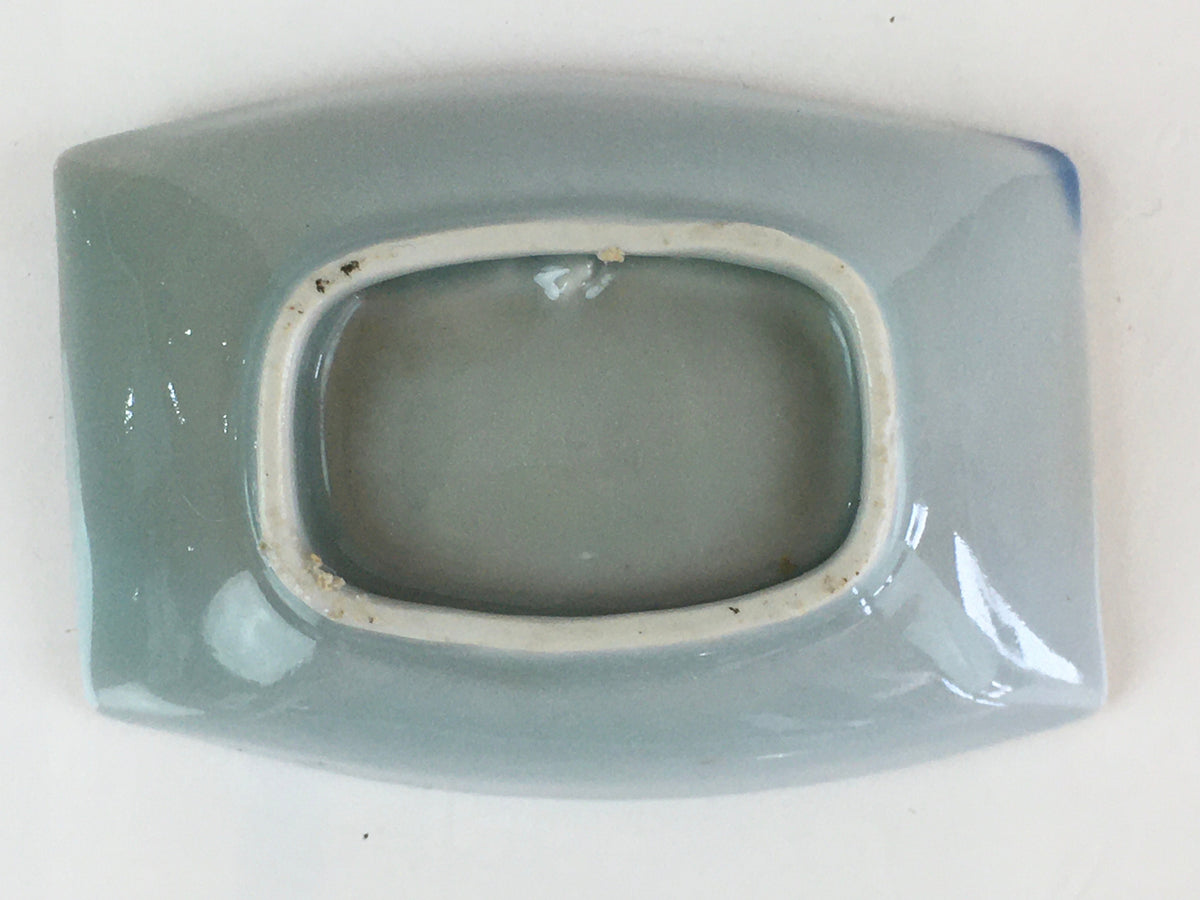 Japanese Porcelain Soy Sauce Small Plate Vtg Kozara Flower Sushi PY122