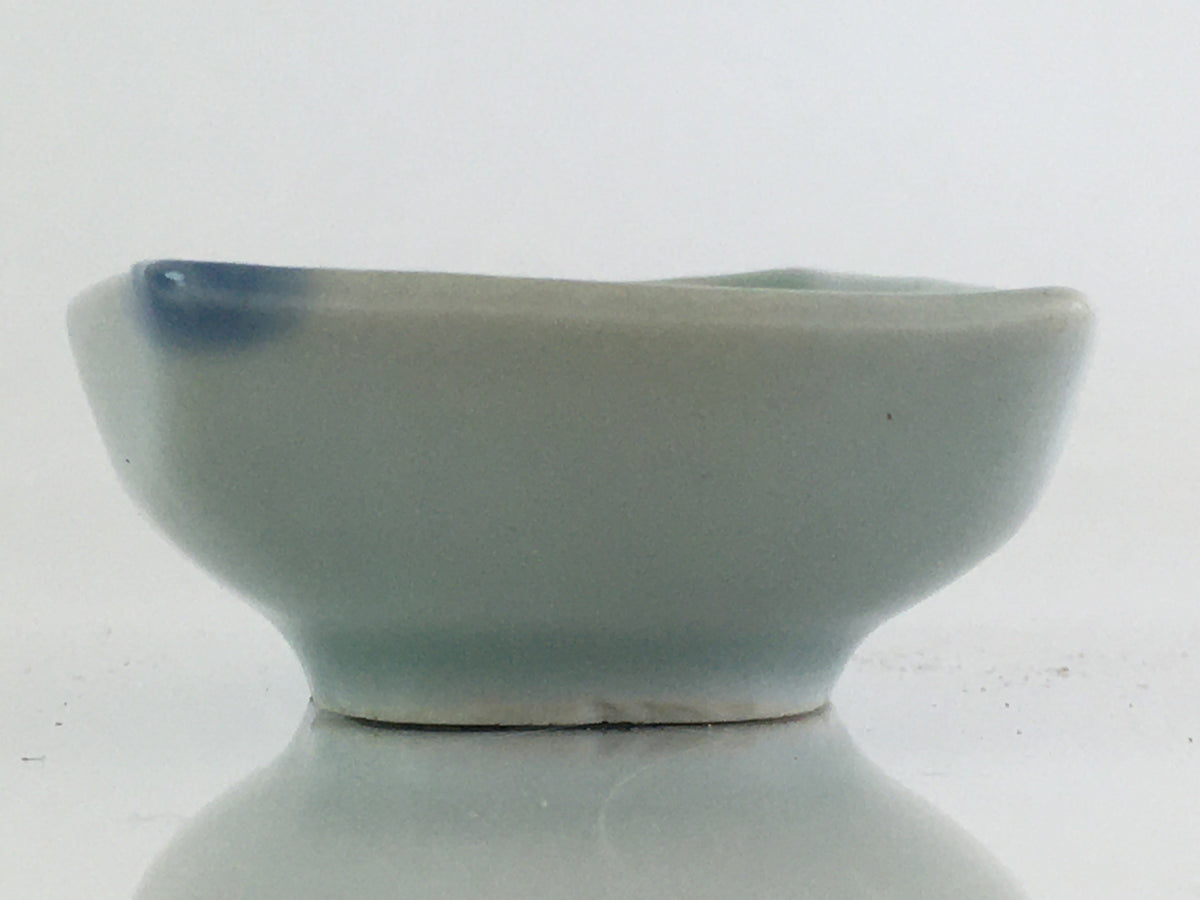 Japanese Porcelain Soy Sauce Small Plate Vtg Kozara Flower Sushi PY122