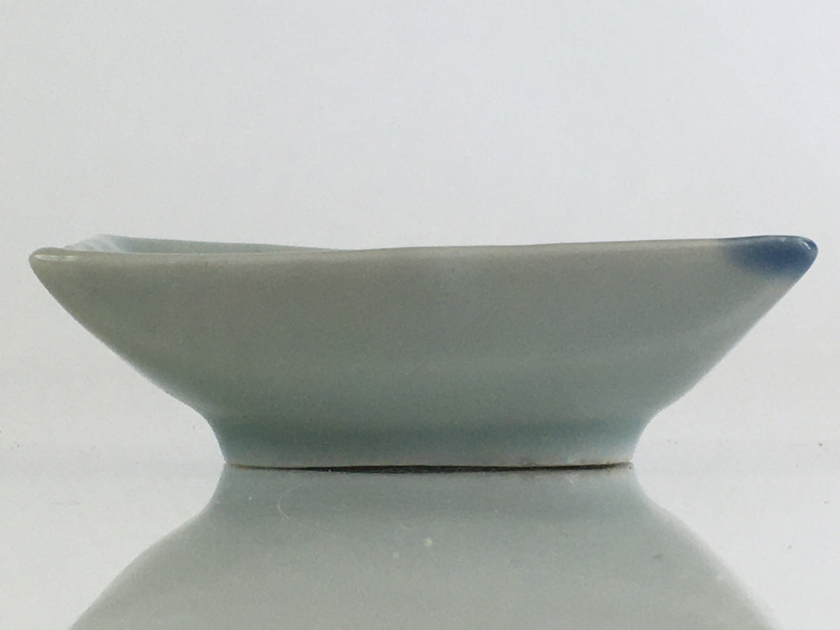 Japanese Porcelain Soy Sauce Small Plate Vtg Kozara Flower Sushi PY122