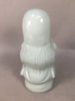 Japanese Porcelain Statue Fukurokuju Vtg 7 Gods Good Fortune Celadon BD602