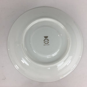 Japanese Porcelain Tea Cup Saucer Vtg Narumi Bone China Flower Pattern QT122