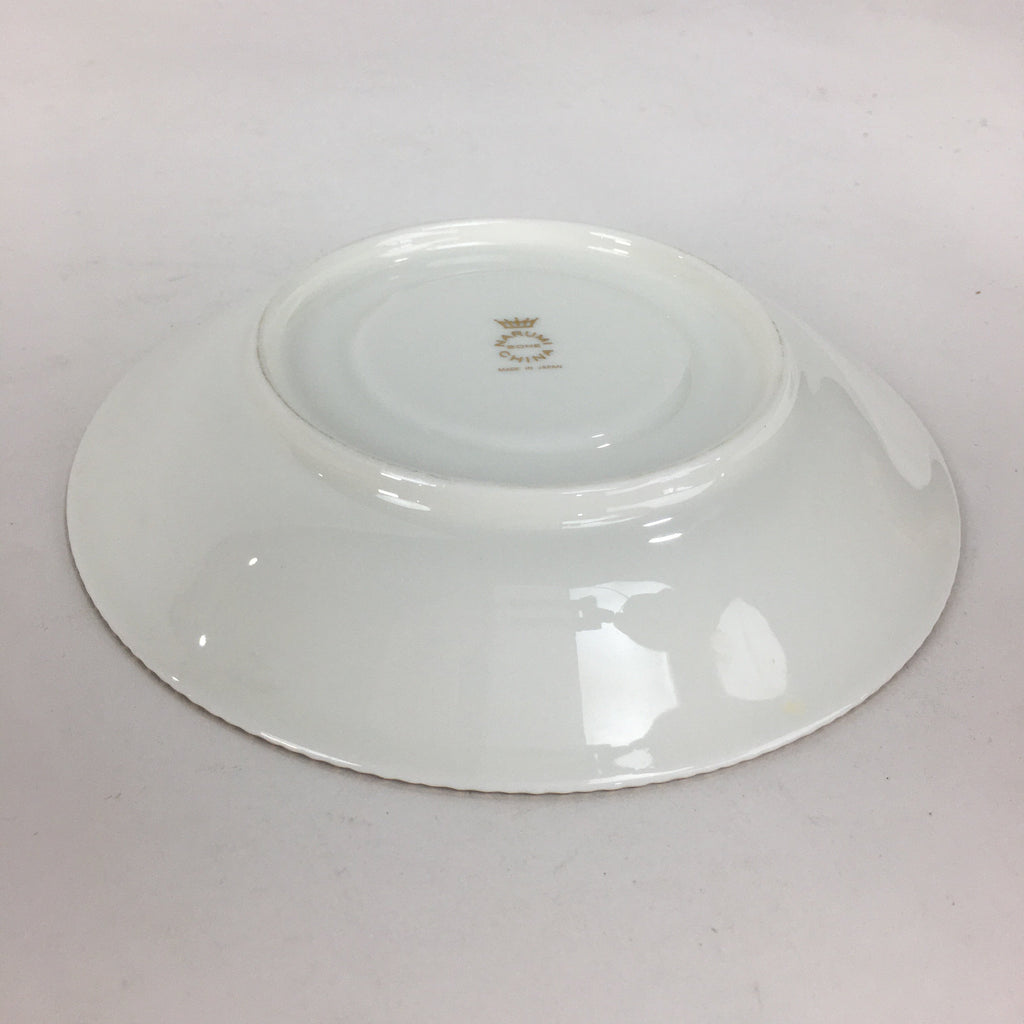 Japanese Porcelain Tea Cup Saucer Vtg Narumi Bone China Flower Pattern QT122
