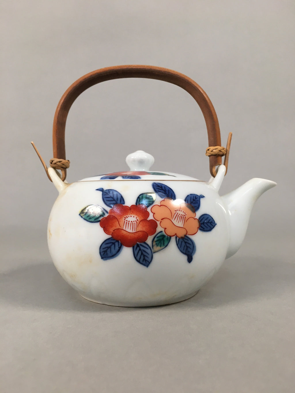 Japanese Porcelain Tea Set Arita ware Cup Pot Vtg Yunomi Kyusu Sencha PX533