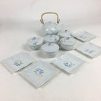 Japanese Porcelain Tea Set Arita ware Cup Pot Vtg Yunomi Kyusu Sencha PX573