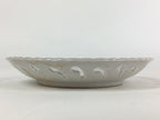Japanese Porcelain Teacup Coffee Cup Saucer Vtg Embossed Lace Hollow PY58